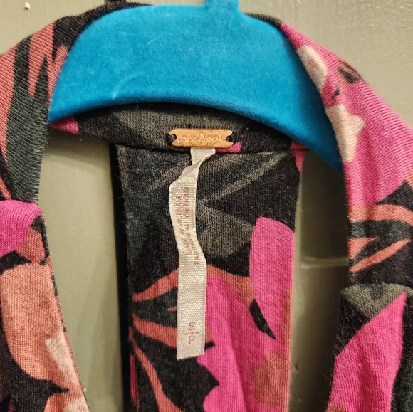 Free People Vibrant Pink and Black Backless Dress - Picture 6 of 6